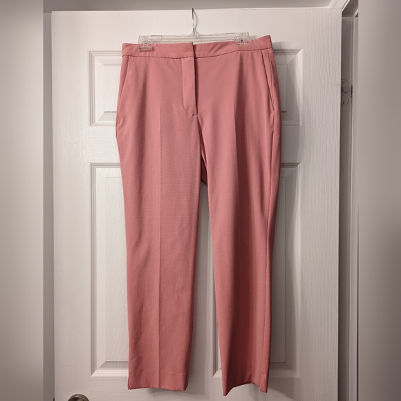 Cropped salmon zara dress pants - Picture 1 of 3